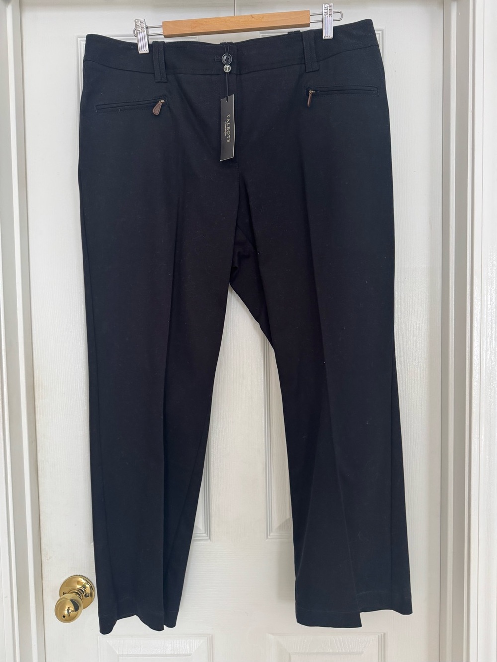 Talbots Black Cotton Pants